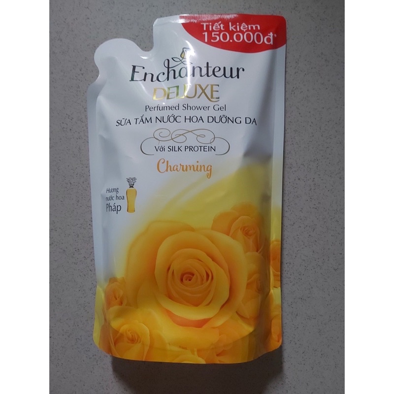 ( Tiết kiệm hơn) Túi sữa tắm Enchanteur 900g