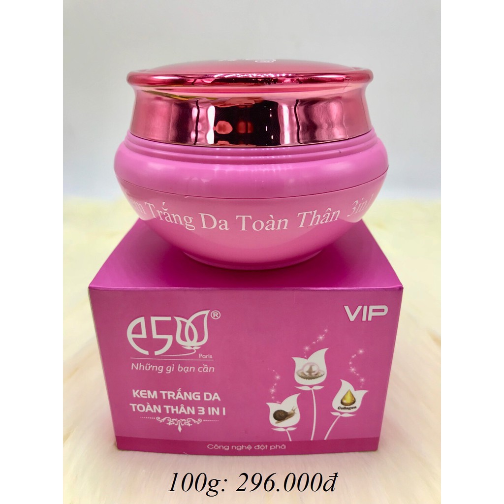 Kem Trắng Da Toàn Thân 100g E5 hủ