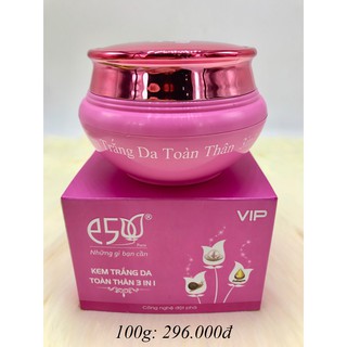 Kem Trắng Da Toàn Thân 100g E5 hủ