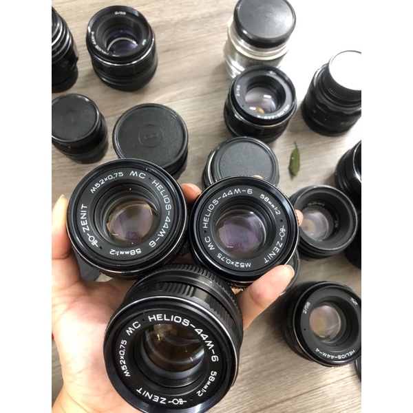 Ống kính bokeh xoáy và nét MF Helios 44M-6 58/2