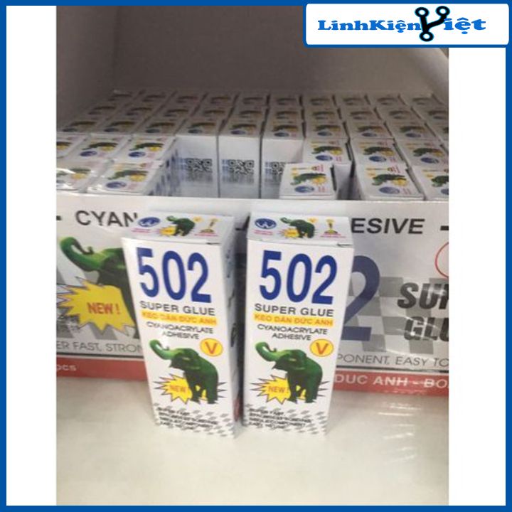 Keo 502, keo dán đa năng siêu dính con voi K502PH