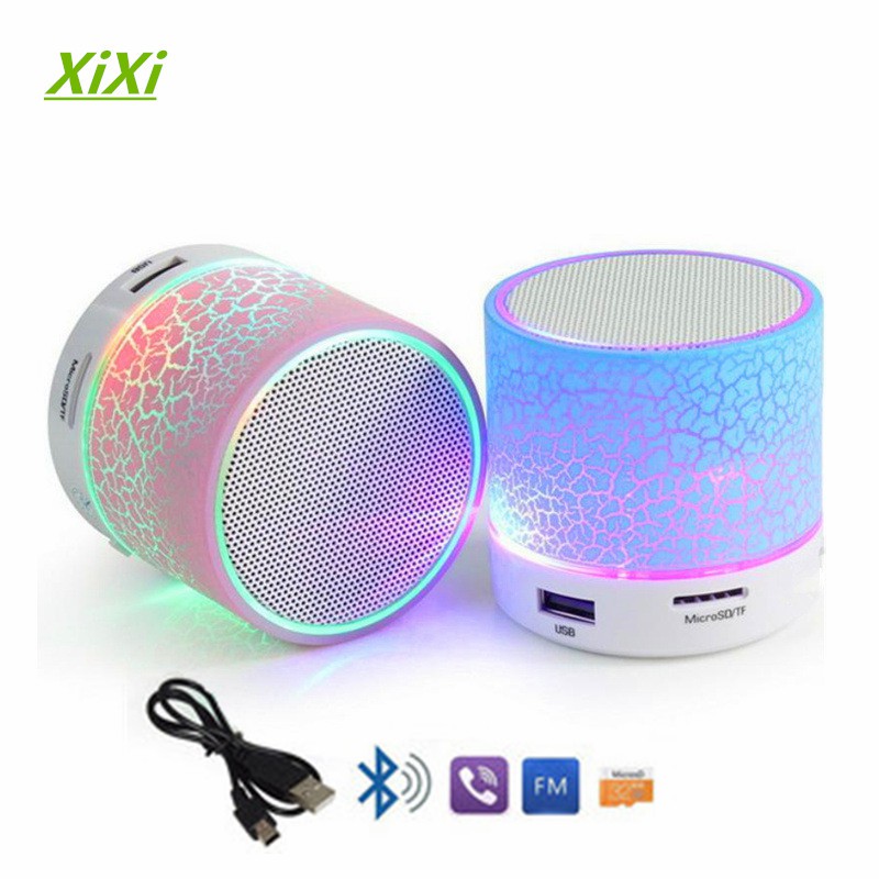 Loa Bluetooth Mini Có Đèn Led Và Mic Cho Android Iphone