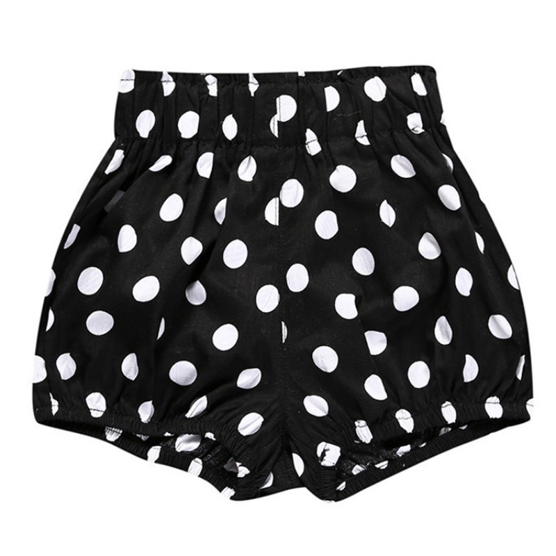 Quần short cotton phối họa tiết xinh xắn dành cho bé gái