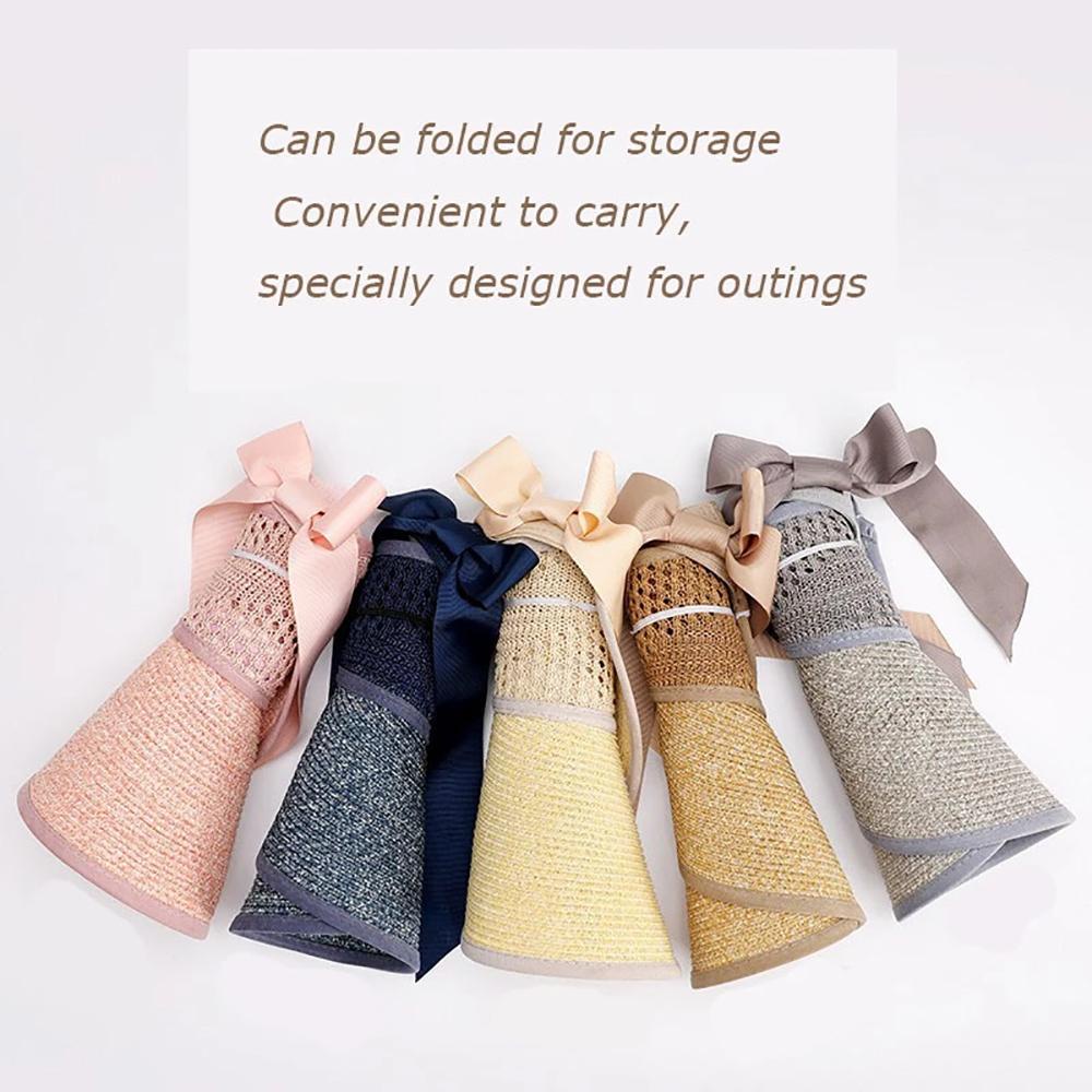 Mũ Tai Bèo Mềm Gấp Được Gắn Nơ TAYLOR1