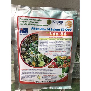Phân bón vi lượng tứ quý lân 86 1kg