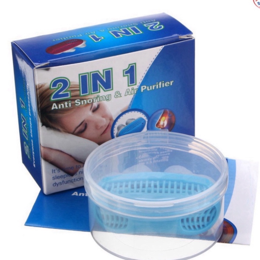 Dụng Cụ Hỗ Trợ Chống Ngủ Ngáy Và Lọc Khí 2in1 Chính Hãng - Chống Ngủ Ngáy Hiệu Quả