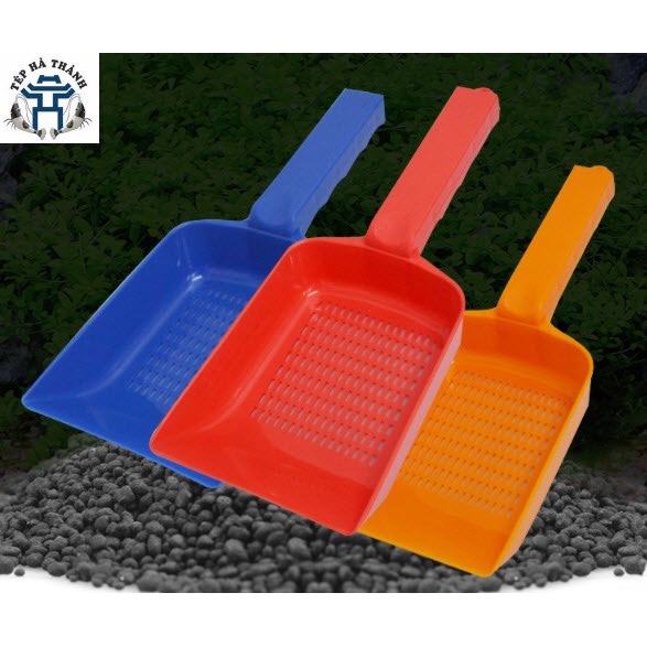 Xẻng Nhựa Xanh - Dụng Cụ Để Set Up Bể Thủy SInh, Bể Cá Cảnh