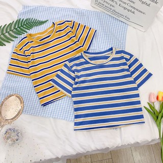 Áo thun sọc croptop ôm body
