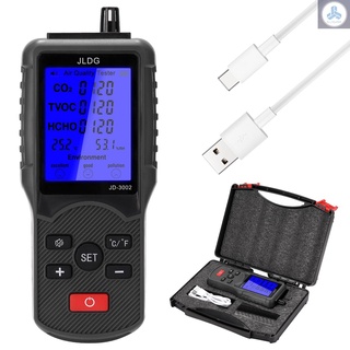 Máy đo chất lượng không khí độ ẩm nhiệt độ CO2 TVOC đa năng tiện lợi