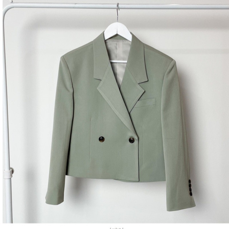 (Hàng Đẹp)Ảnh thật 4 hình cuối-2W483.Áo blazer dáng ngắn xuân hè Hàn Quốc | BigBuy360 - bigbuy360.vn
