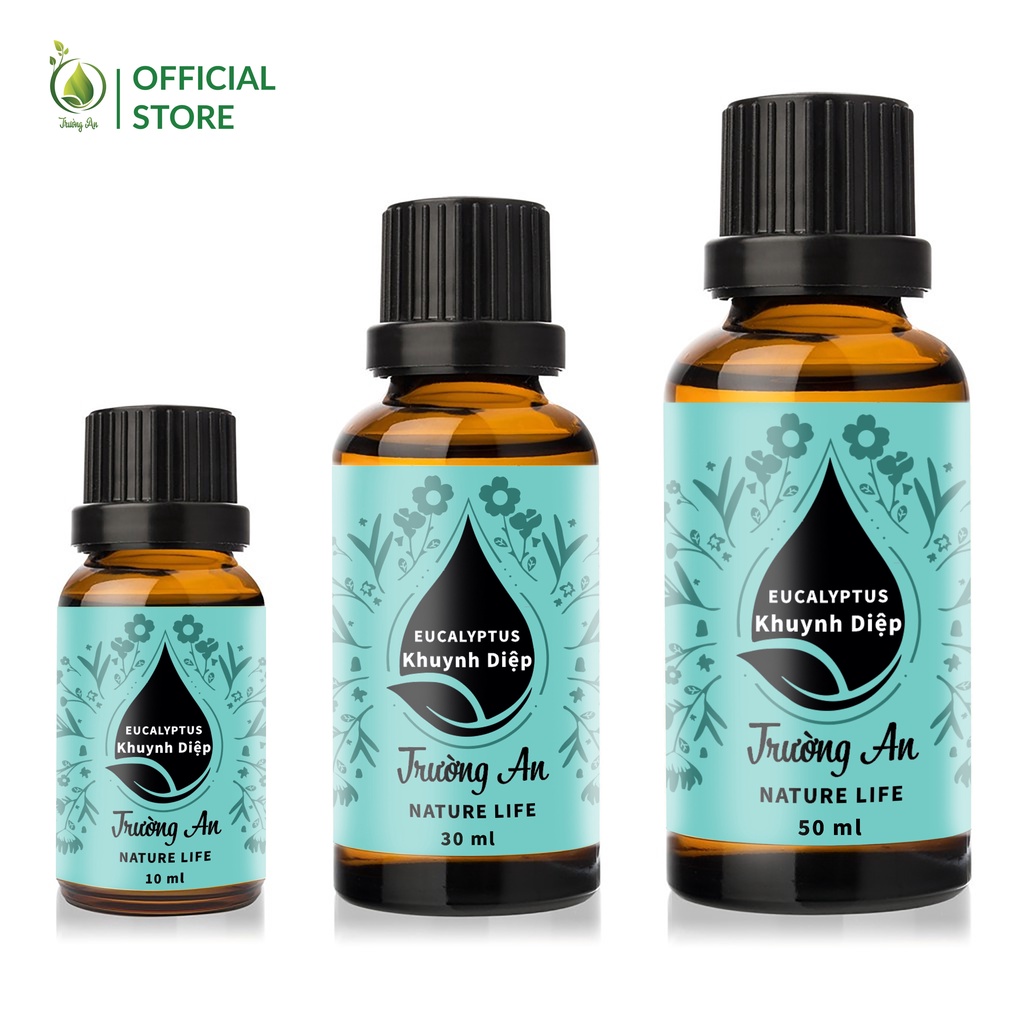 Tinh dầu thiên nhiên Khuynh Diệp Trường An, Eucalyptus Essential Oil, Nhập Khẩu Ấn Độ, dung tích 10/30/50ml