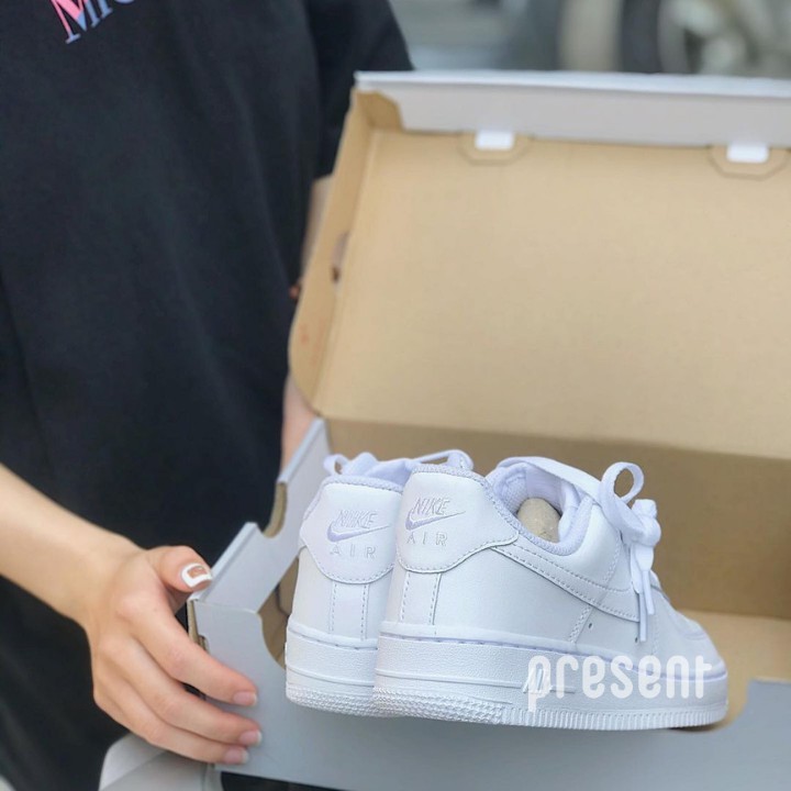 [FREESHIP - HÀNG AUTH KÈM BILL] Giày Sneaker Thời Trang Nam Nữ Air Force 1 All White - Present Original Sneakers | BigBuy360 - bigbuy360.vn