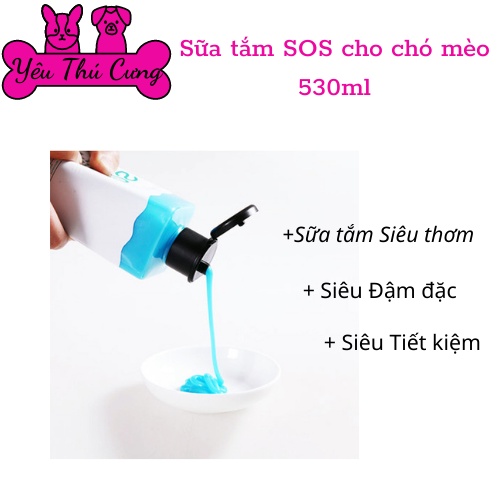 Sữa Tắm SOS Dành Cho Chó Và Mèo-YÊU THÚ CƯNG