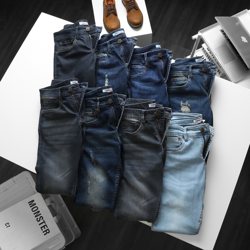 Quần jean nam ống đứng xanh đen 511 jeans co dãn nhẹ