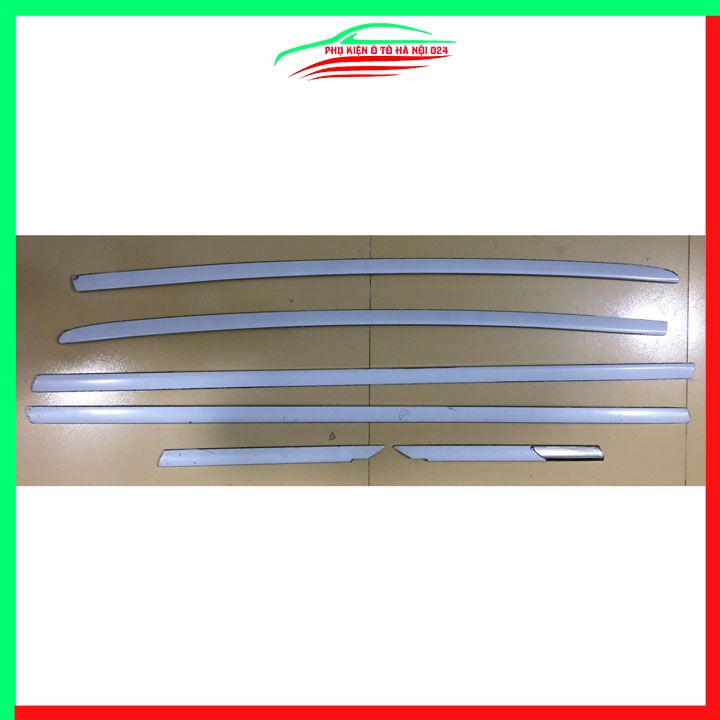 Bộ nẹp viền chân kính cong kính Ford Ecosport Inox sáng bóng chuẩn form xe