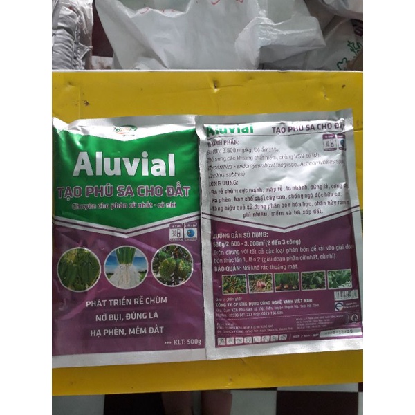 Aluvial phát triển rễ,hạ phèn, mềm đất