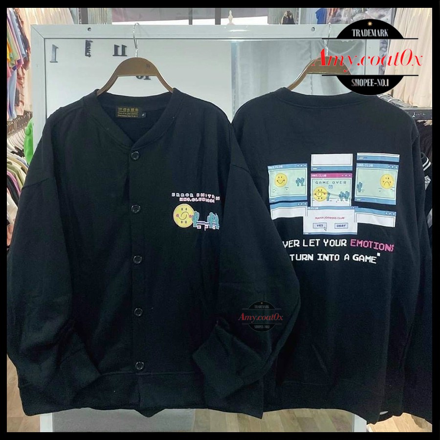 Áo khoác khoát nam nữ vải nỉ dày đẹp form rộng áo khoát khoác cặp đôi bomber jacket unisex cao cấp - Amy.Coat0x | BigBuy360 - bigbuy360.vn