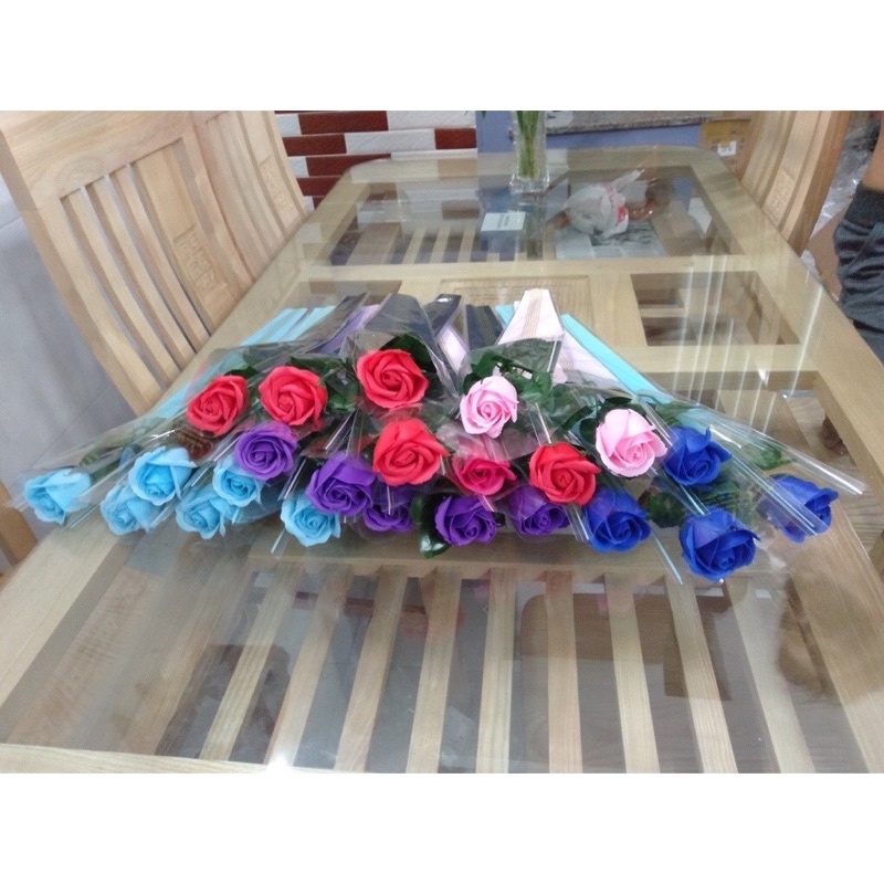 Hoa sáp 1 bông,hoa làm quà tặng