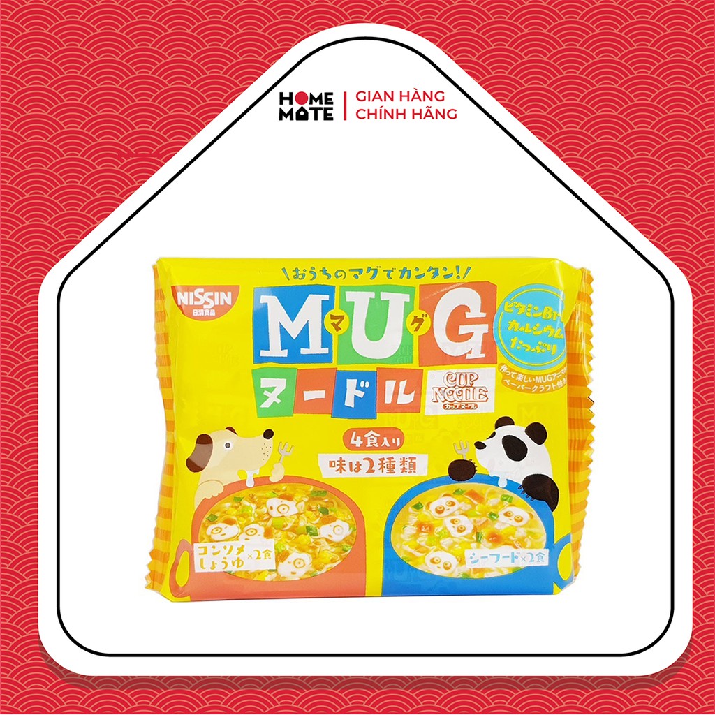 MÌ MUG NISSIN‎ ĂN DẶM CHO BÉ