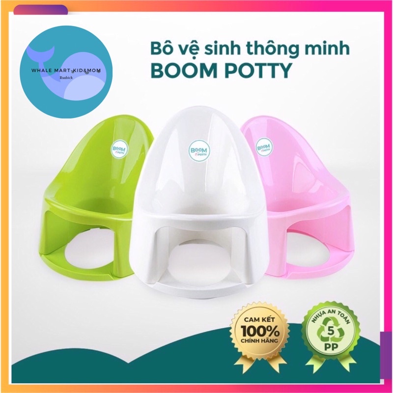 BÔ VỆ SINH THÔNG MINH,ĐA NĂNG CHO BÉ BOOM POTTY (CHÍNH HÃNG)