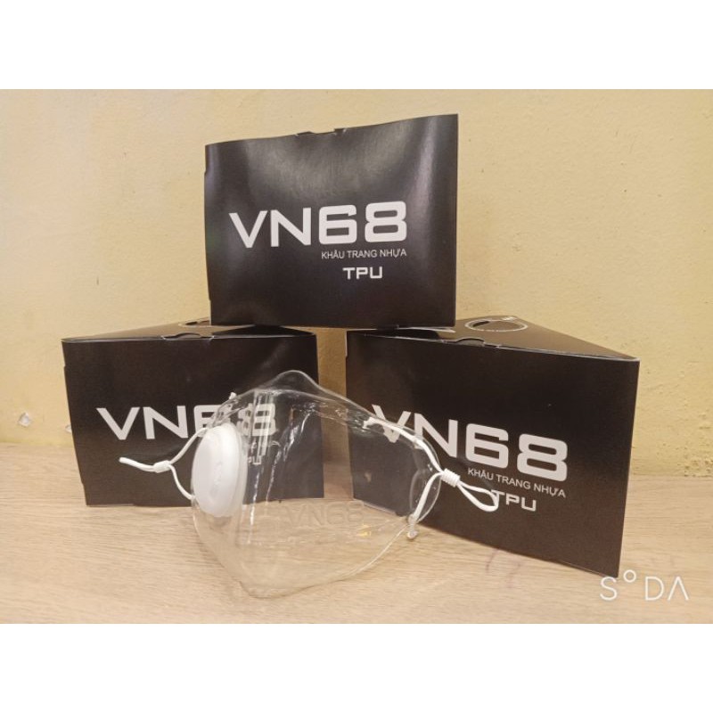 (HÀNG MỚI VỀ ) Khẩu Trang Trong Suốt VN68 Mở Khóa Face ID | BigBuy360 - bigbuy360.vn