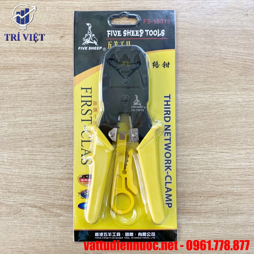 kìm bấm mạng đa năng cao cấp FS-16013 bền bỉ, chịu lực cao [Nowship 2H tại HCM]