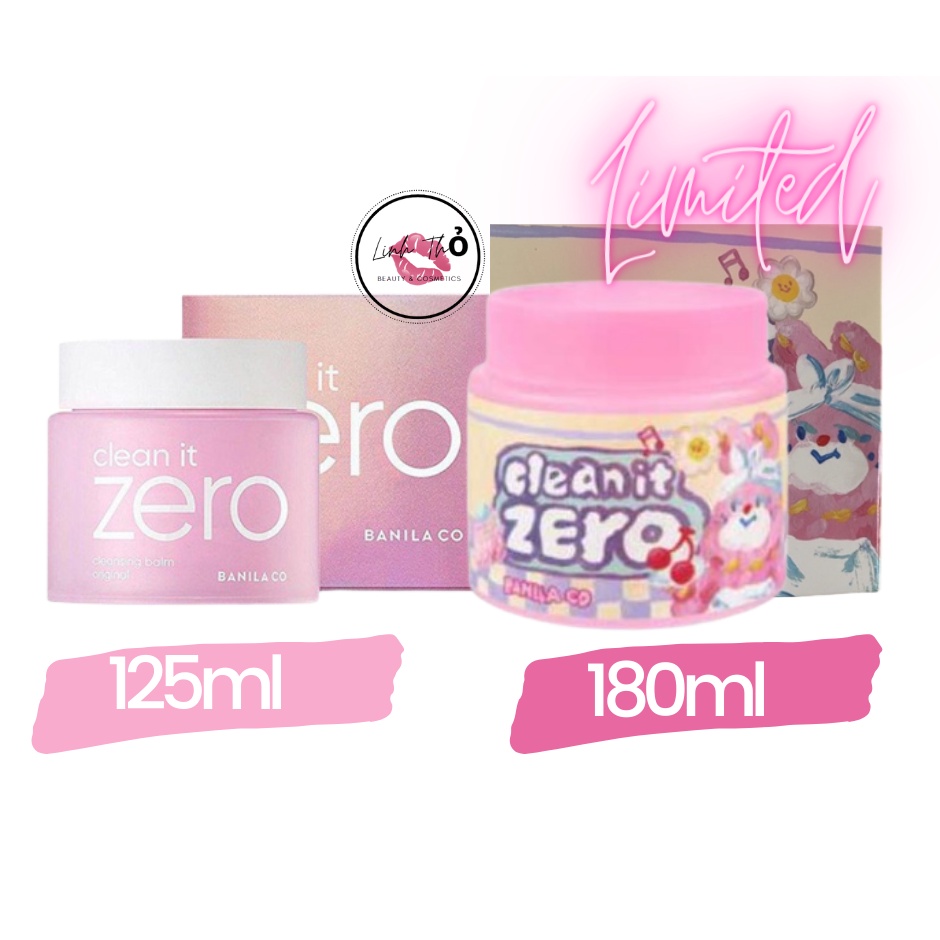 [FULLSIZE] Sáp Tẩy Trang Banila Co Clean It Zero Cleansing Balm 50ml - 100ml - 180ml  Bản Giới Hạn YISLOW ARTIST