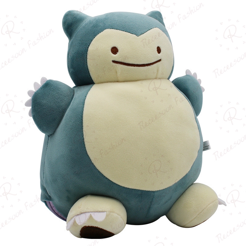 Thú nhồi bông hình Pokemon Snorlax biến dạng được 30cm