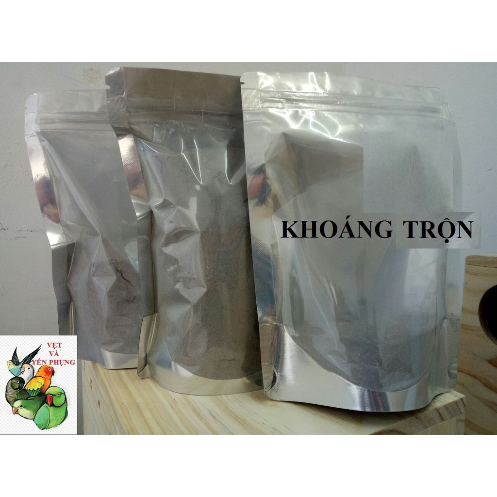 1KG KHOÁNG TRỘN CHO VẸT, YẾN PHỤNG