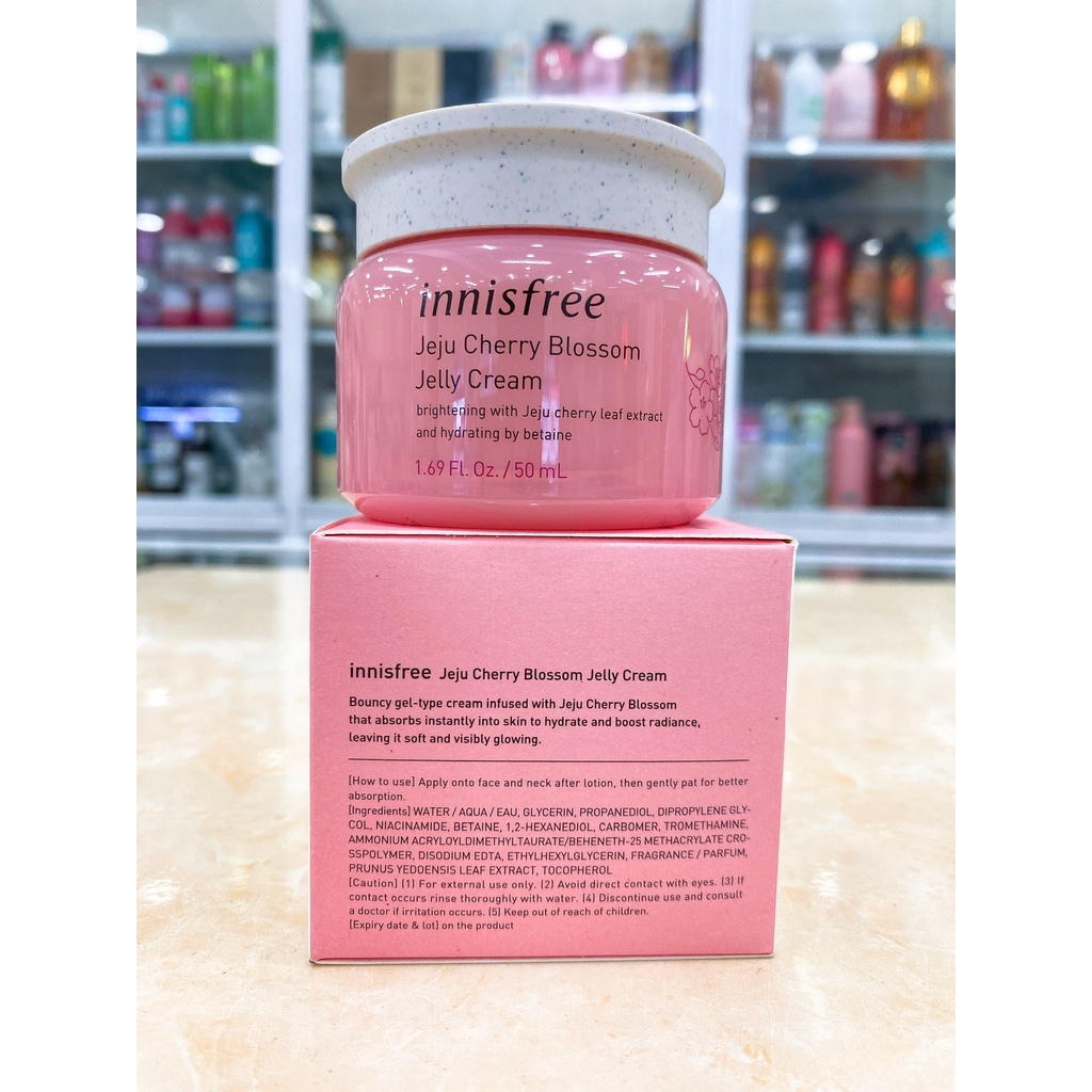 Kem Dưỡng Sáng Da Innisfree Jeju Cherry Blossom Cream Hàn Quốc 50ml