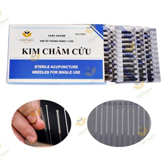 Kim châm cứu Hải Nam vô trùng đóng vỉ