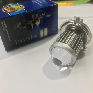 Đèn pha led Bi cầu mini cos vàng pha trắng chân H4 và M5