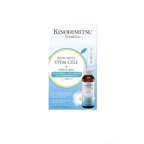 Nước uống chống lão hóa từ tế bào gốc Kinohimitsu Collagen Stemcell (Hộp 2 chai) x