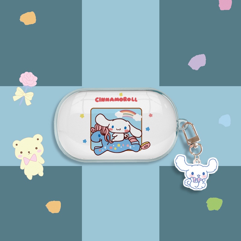 Vỏ Bảo Vệ Hộp Sạc Tai Nghe OPPO Enco Buds Trong Suốt Họa Tiết Phi Hành Gia Dễ Thương