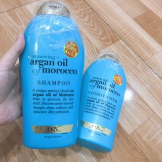 Dầu gội+ xả  OGX Renewing Argan Oil Of Morroco Shampoo (577ml)