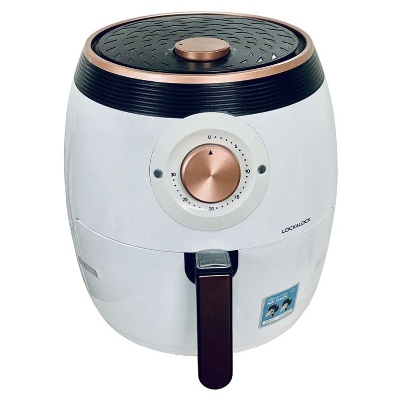 Nồi Chiên Không Dầu Lock&amp;Lock EJF146 Màu Trắng 5.5L Chính Hãng - Công nghệ đốt nóng chân không Rapid Air