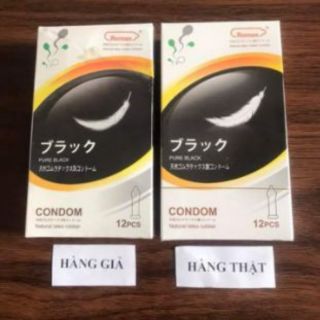 Bao cao su trơn siêu mỏng Romax hộp 12 bao