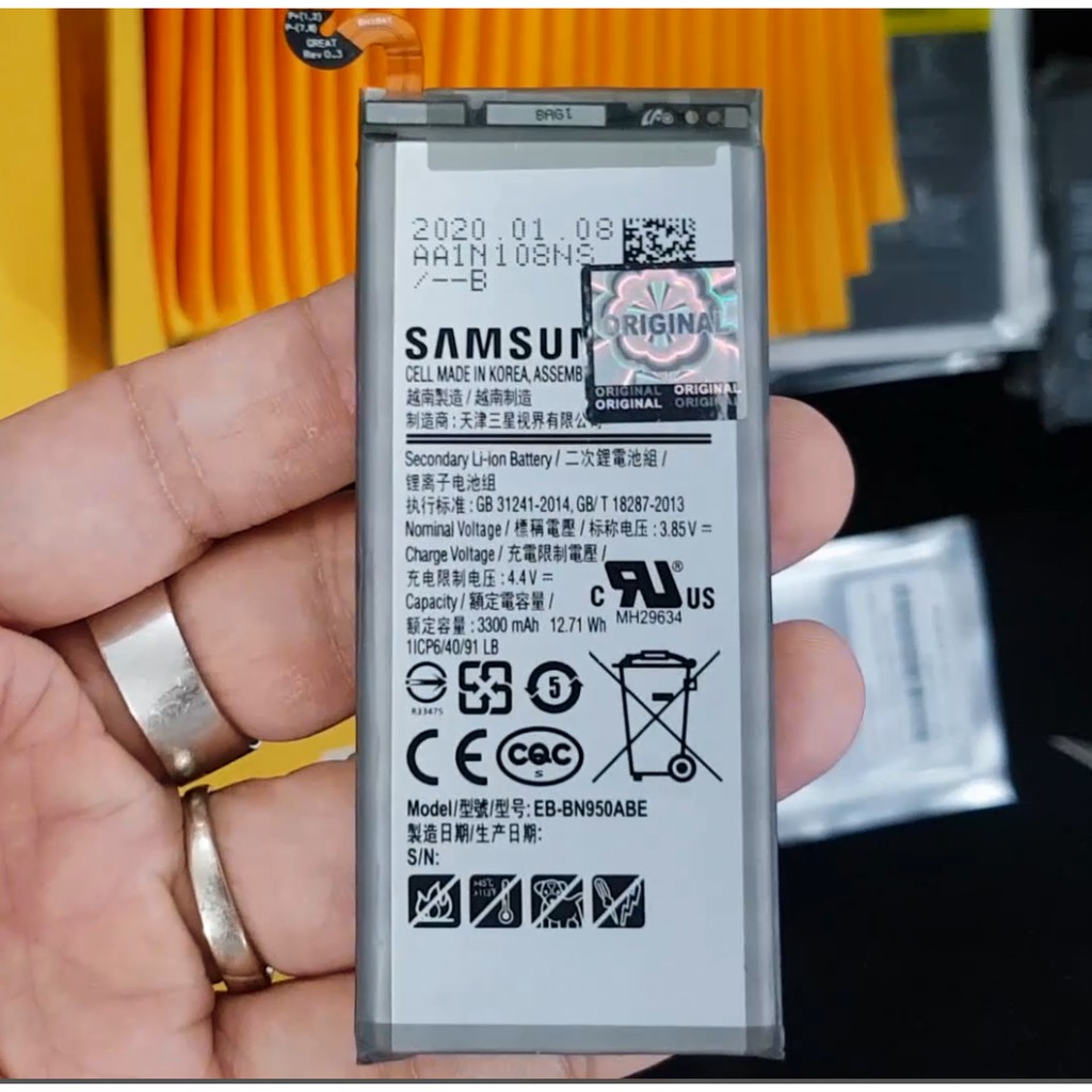 Pin Zin cho Samsung Galaxy Note 8 EB-BN95 BABE - 3300mAh