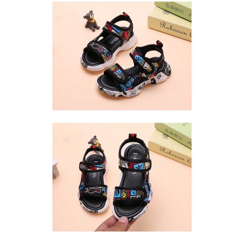 Dép sandal bé trai và bé gái cao cấp - Dép quai hậu chống trơn chống vấp cho bé (20328)