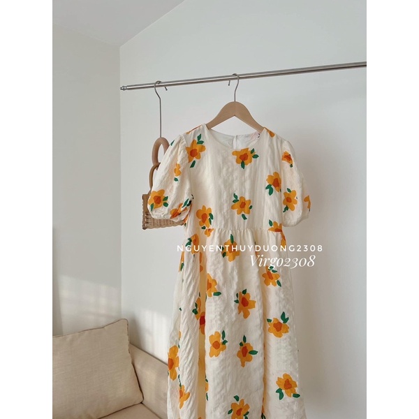 [NEW]VÁY BABYDOLL HOA CAM “MINA DRESS” siêu xinh