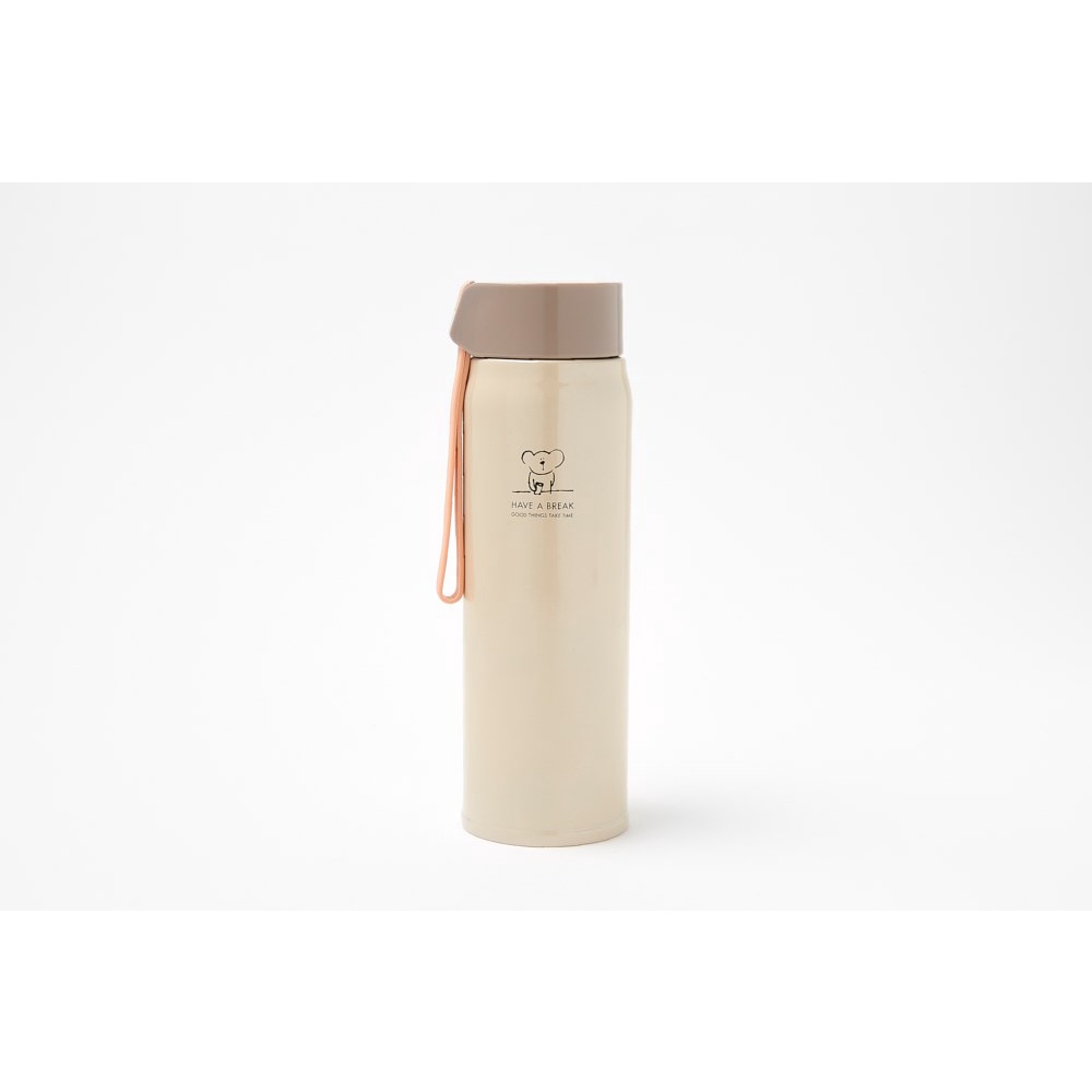 Bình Đựng Nước Tumbler ARTBOX Hàn Quốc Có Dây Đeo Không Gỉ Màu Beige 450ml