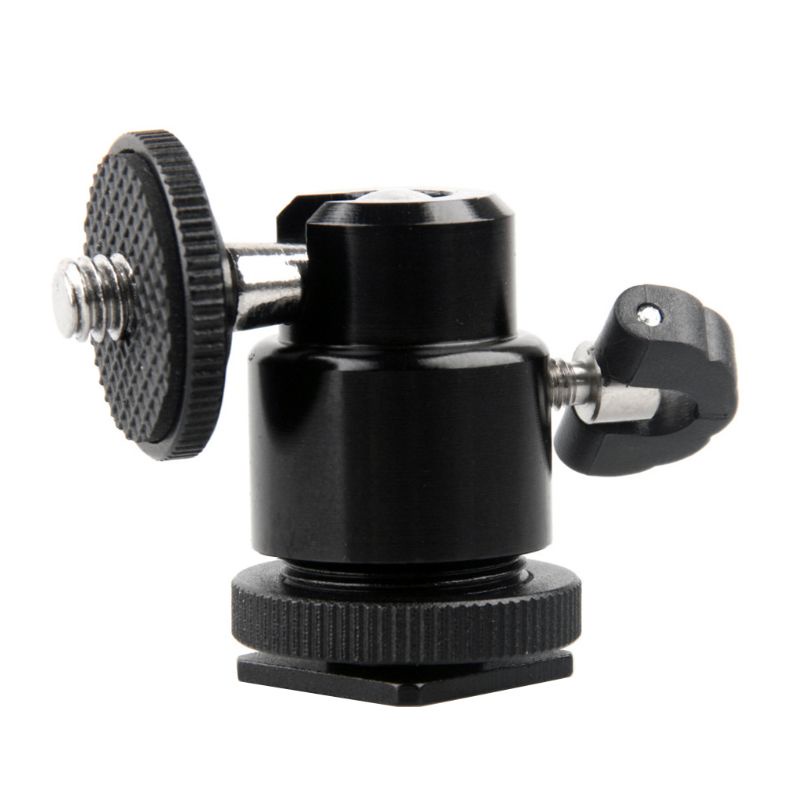 Giá đỡ đèn flash mini bằng kim loại 1/4&quot; cho máy ảnh