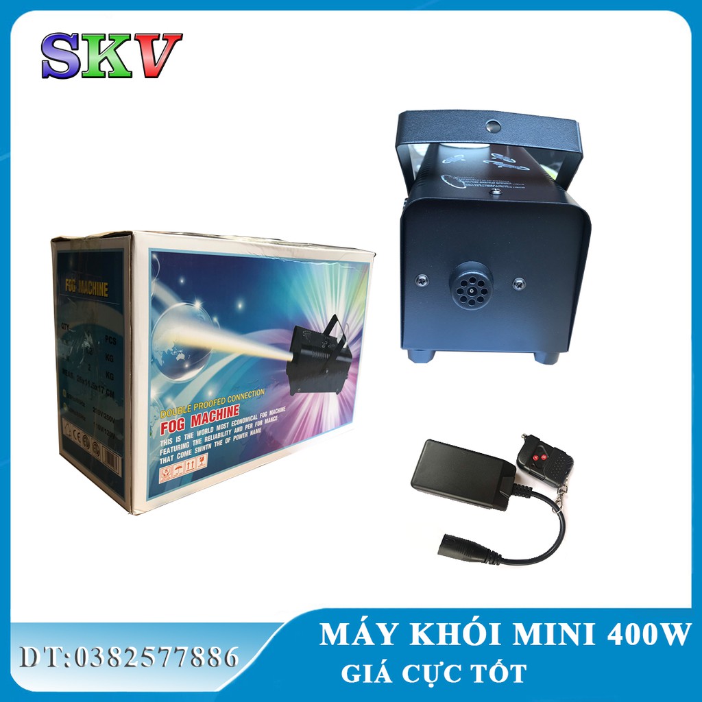 Máy tạo khói 400W mini, giá cực tốt bảo hành 12 tháng