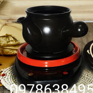 Ấm sắc thuốc gốm sứ Bát Tràng