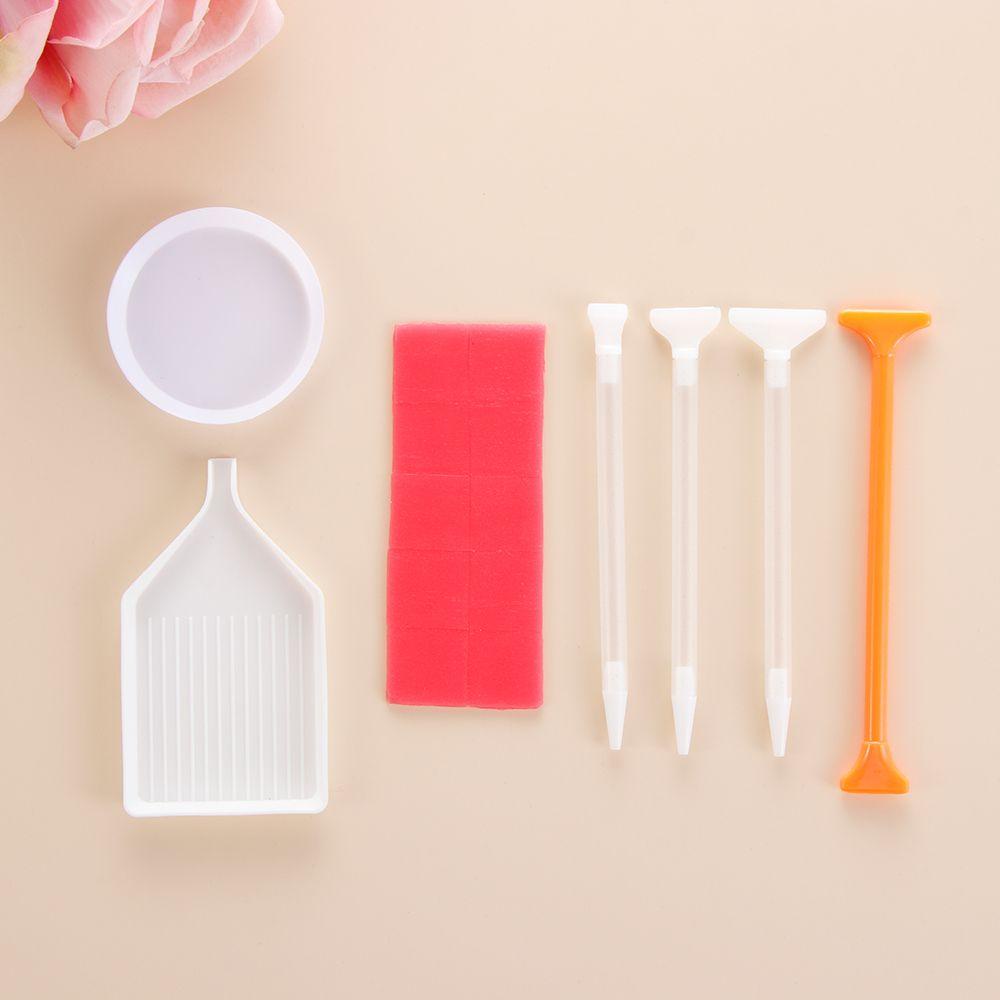 Khay Nhựa Vuông 5D Nhỏ Hình Tròn Mới