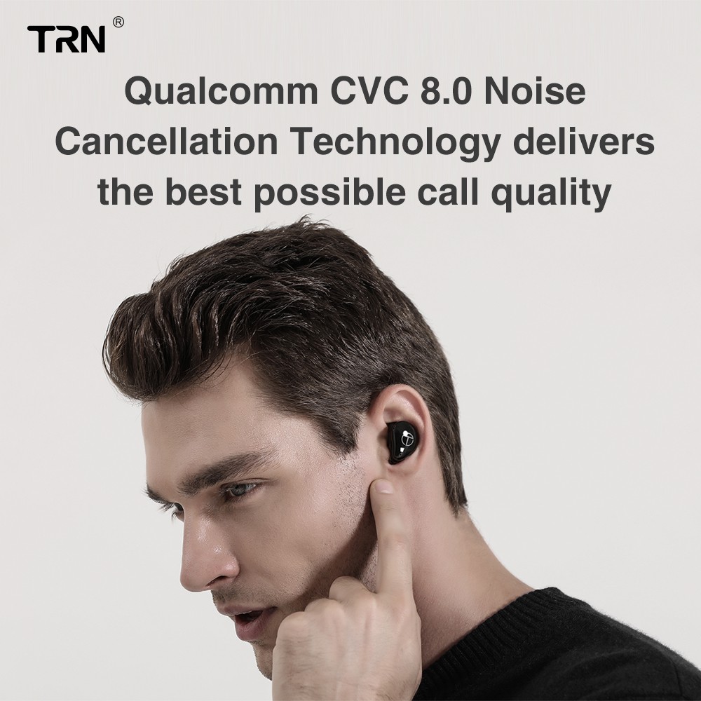Tai Nghe Nhét Tai Trn T200 Tws Bluetooth V5.0 Không Dây Loa Âm Thanh Hybrid 1ba 1dd Qcc 3020 Chip Aptx/aac/ Trn Mt1