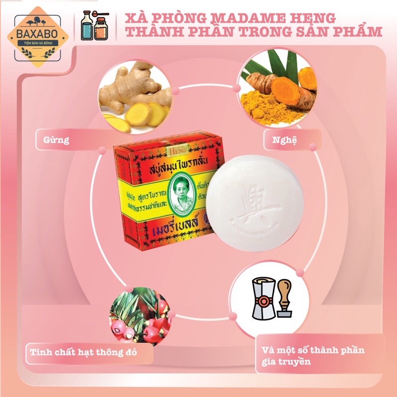 [Mua 5 Tặng 1] XÀ PHÒNG CHUYÊN NGĂN MỤN LƯNG MADAME HENG - XÀ PHÒNG CỔ TRUYỀN THÁI LAN - HIỆU QUẢ NGAY CỤC ĐẦU TIÊN 160G | BigBuy360 - bigbuy360.vn