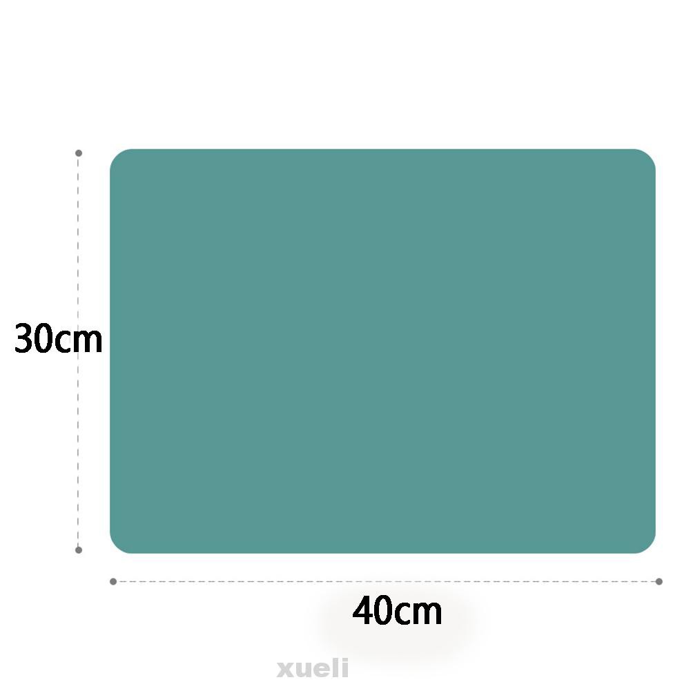 Tấm lót bàn cách nhiệt silicon hình chữ nhật mềm mại không gấp có thể gấp gọn cho nhà hàng/ ăn tối tại nhà tiện dụng