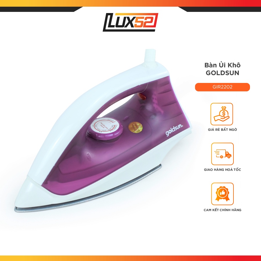 Bàn là khô Goldsun GIR2202-Bảo Hành Chính Hãng