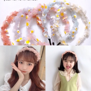 [Sỉ 7k9] B92-  Bờm cài tóc tiểu thư hoa cúc lưới